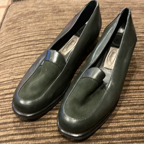 Rockport Leather Shoes Size 7.5 M black Slip On Loafers Comfort - Picture 1 of 9